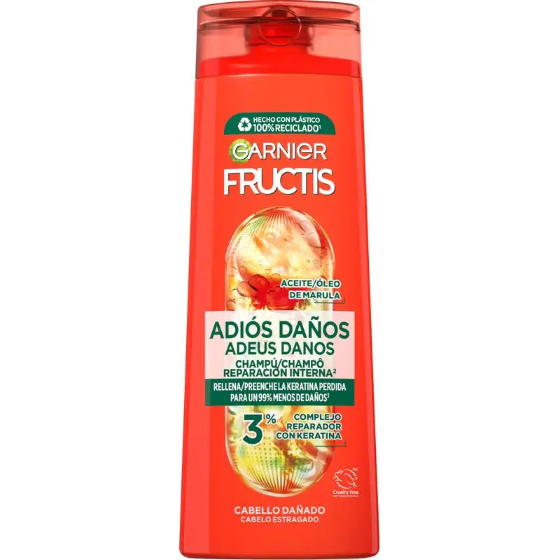 Garnier Fructis Shampooing Goodbye Damage à l'huile de marula pour cheveux abîmés 380Ml