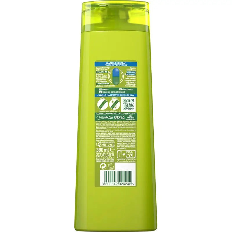 Garnier Fructis Shampooing Strength & Shine pour cheveux normaux - 380 ml