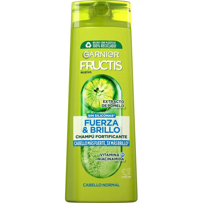 Garnier Fructis Shampooing Strength & Shine pour cheveux normaux - 380 ml