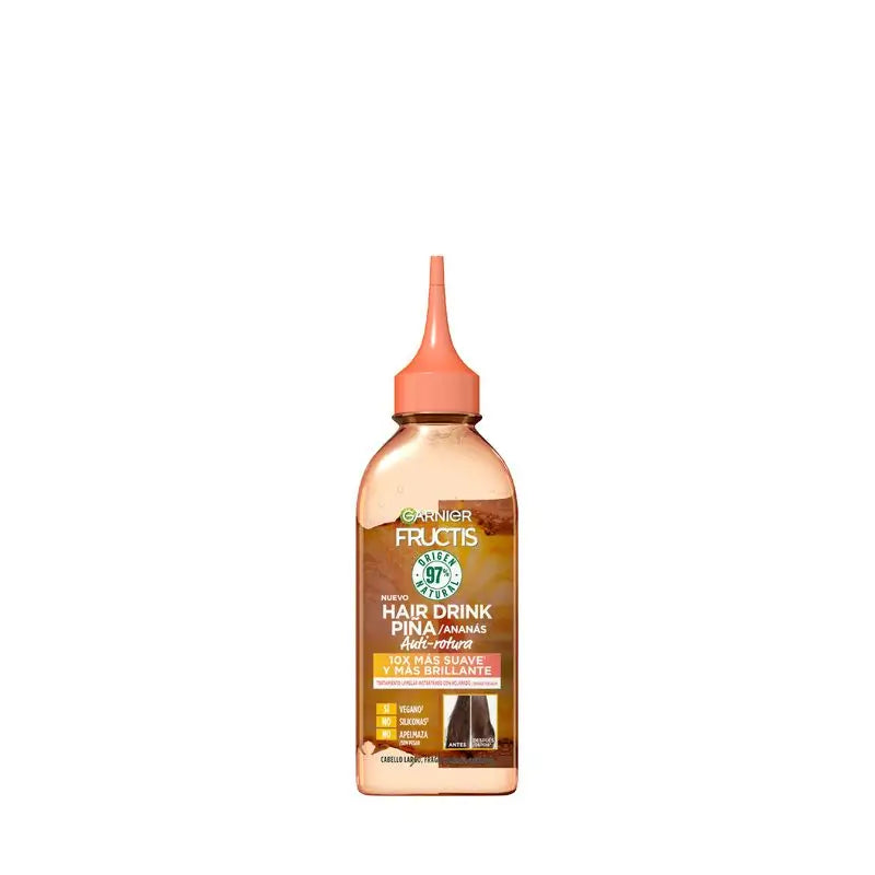 Garnier Fructis Hair Drink Pineapple Anti-Breakage. Cheveux 10X plus doux, plus brillants et sans frisottis, 200 ml