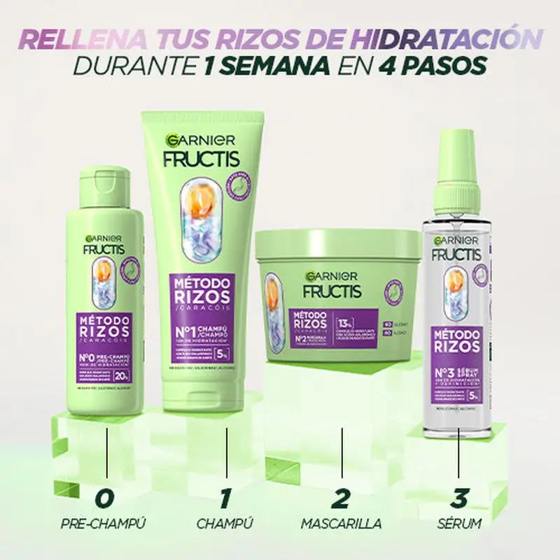 Garnier Fructis Curl Method Pre-Shampoo No.0 Pour Boucles Hydratées Pour 100H 200Ml