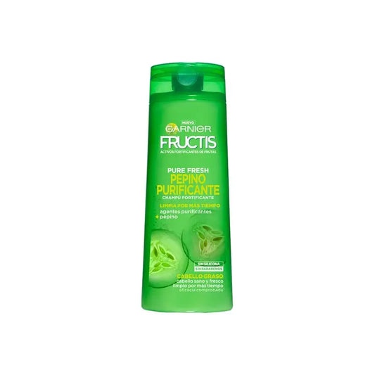 Garnier Fructis Pure Fresh Cucumber Purifying Shampooing Oily Hair 380ml