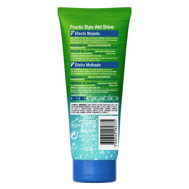Garnier Fructis Style Gel Wet Shine Wet Effect 250ml