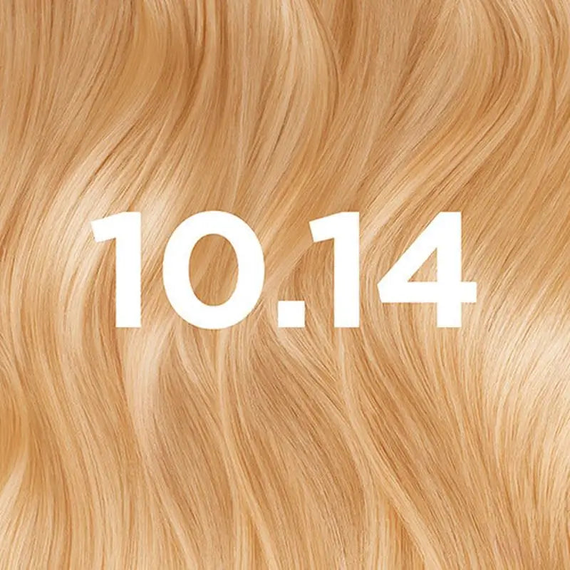 Garnier Good Coloration Permanente Sans ammoniaque, 90% d'origine naturelle Teinte 10.14 Blond Camomille.