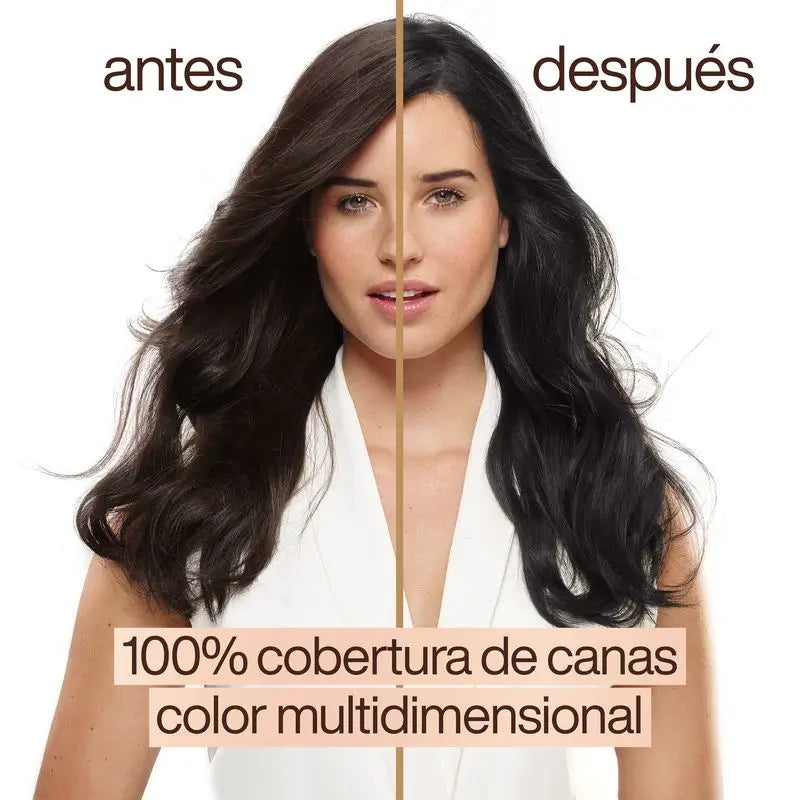 Garnier Good Coloration permanente sans ammoniaque, 90% d'origine naturelle Teinte 2.0 Truffle Black.