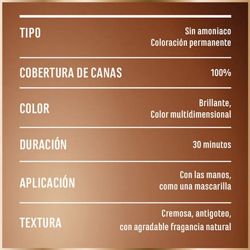 Garnier Good Coloration Permanente Sans ammoniaque, 90% d'origine naturelle Teinte 4.15 Brun Glacé.