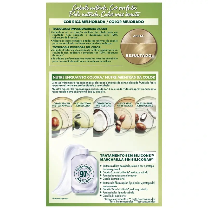 Garnier Nutrisse Couleur permanente blond très clair n° 9 , 160 ml