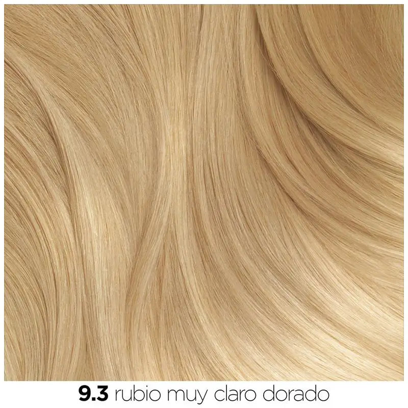 Garnier Olia Coloration Permanente Sans Ammoniaque, Odeur Agréable Aux Huiles Florales D'Origine Naturelle - Blond Doré Très Clair 9.3