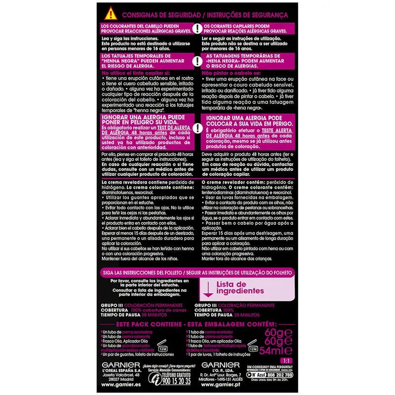 Garnier Olia Coloration Permanente Sans Ammoniaque, Odeur Agréable Avec Huiles Florales Naturelles - Blond Foncé 6.0