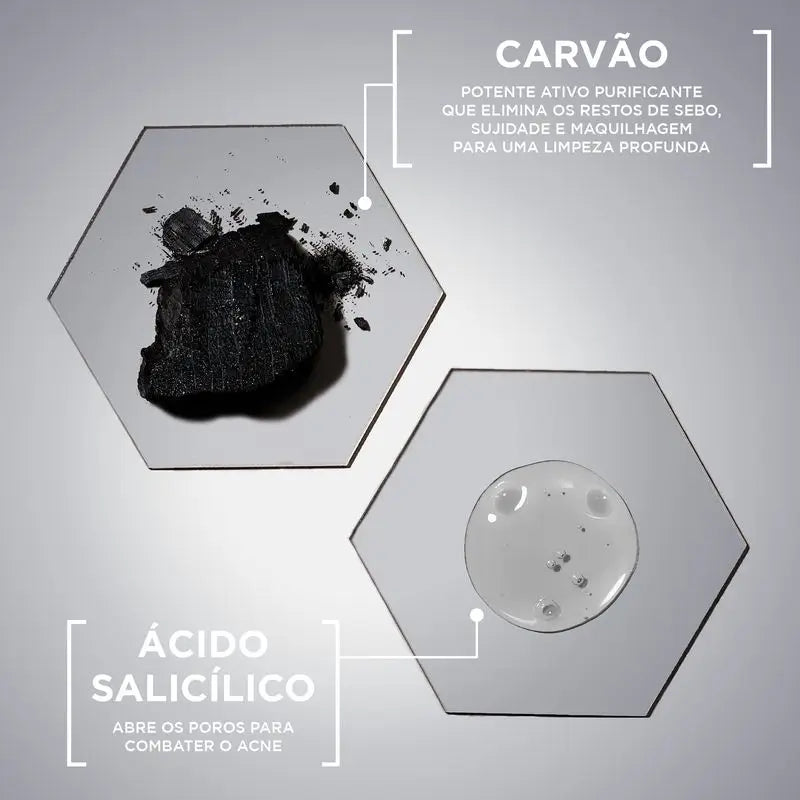 Garnier Pure Active Anti Blackhead Cleansing Gel With Charcoal And Salicylic Acid Purifie les pores et réduit les points noirs