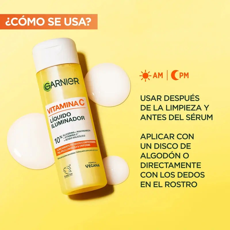 Garnier Salicylic Vit C Liquid Illuminator 120ml