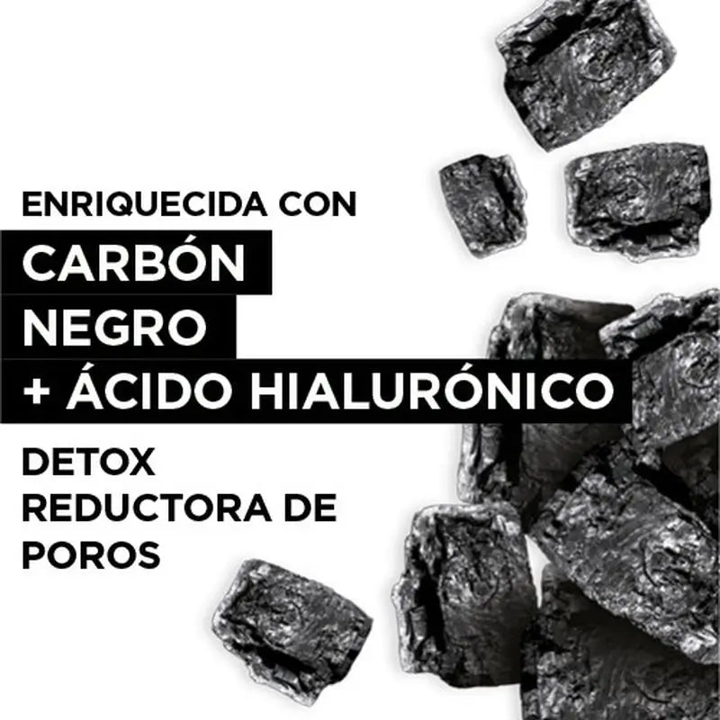 Garnier Skin Active Black Tissue Mask avec extrait d'algues noires et acide hyaluronique pour les peaux à pores dilatés