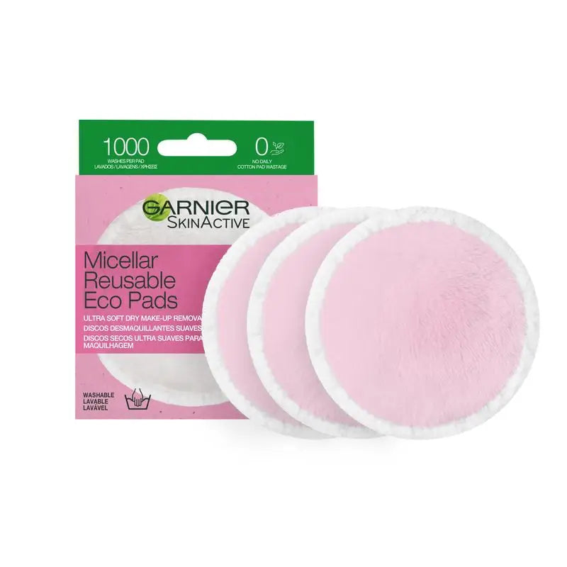 Disques démaquillants réutilisables en microfibre Garnier Skin Active