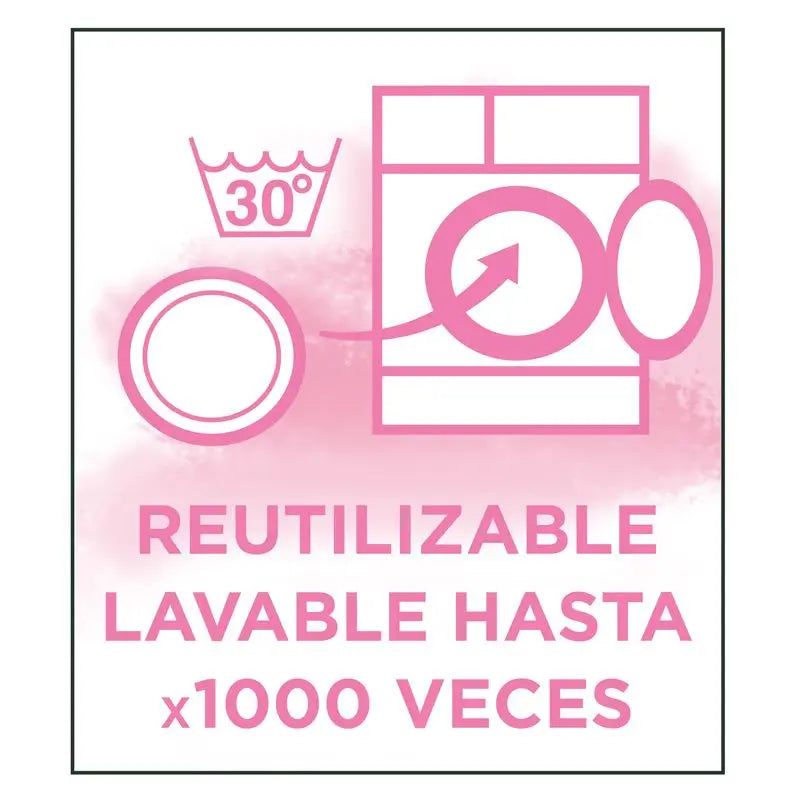 Disques démaquillants réutilisables en microfibre Garnier Skin Active