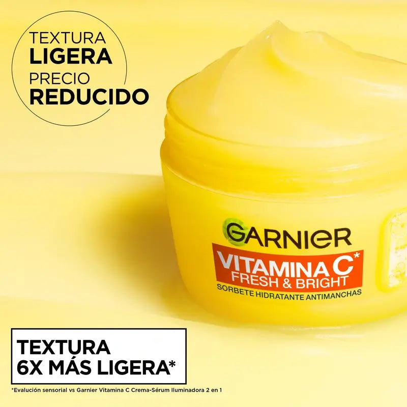 Garnier Vitamin C Fresh & Bright Moisturising Sorbet Cream Anti-Blemish, 85 ml