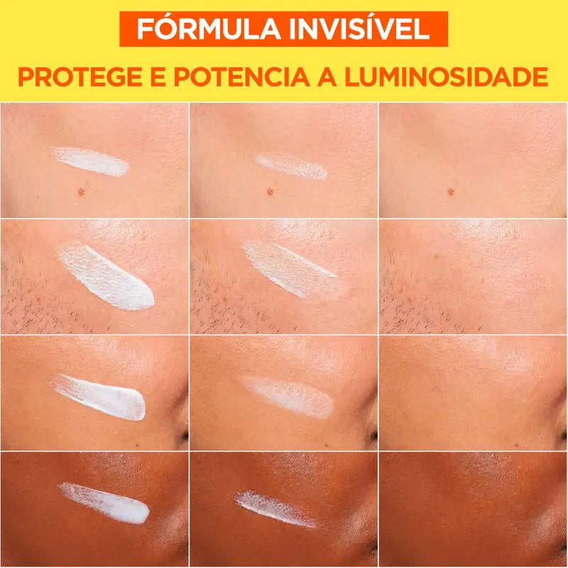 Garnier Vitamine C Invisible Anti-Uv Fluide Quotidien Anti-Taches Fps50+, 40 Ml