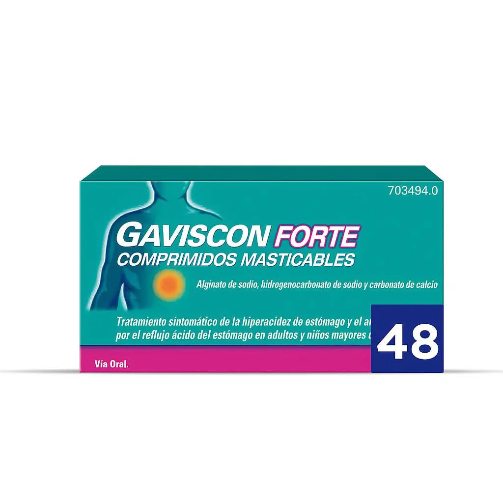 Gaviscon Forte 48 Chewable Tablets