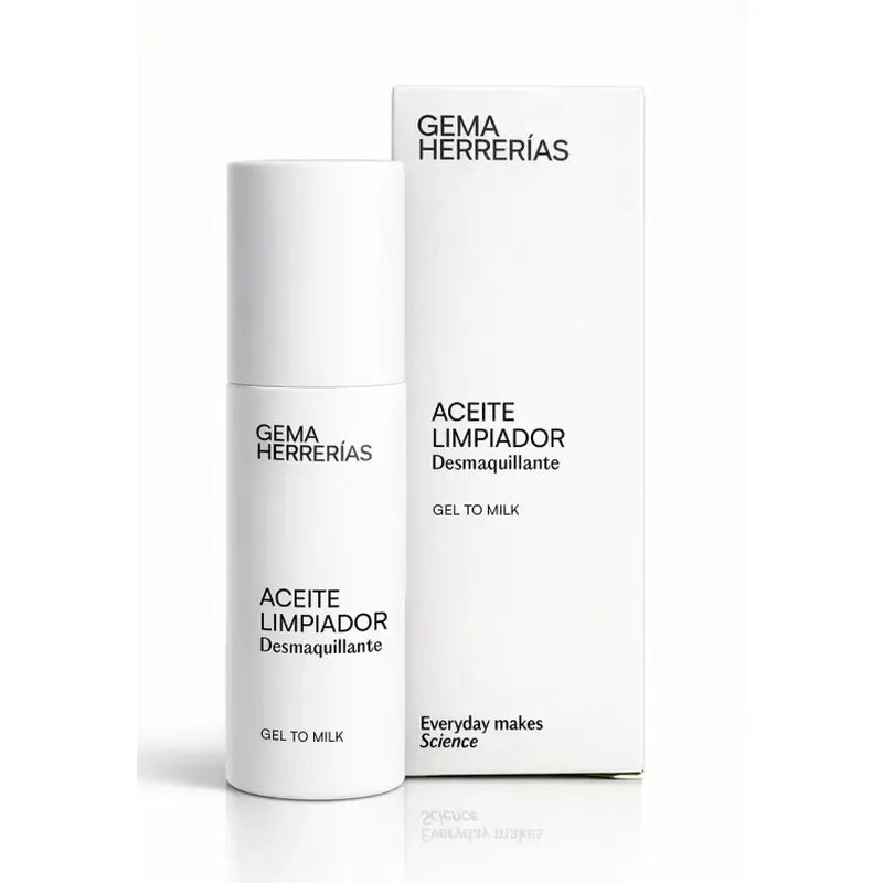 Gema Herrerías Gel au lait Huile nettoyante et démaquillante ,150 ml