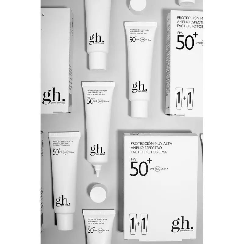 Gema Herrerias Fps50+ Très Haute Protection, Duplo 2x50ml