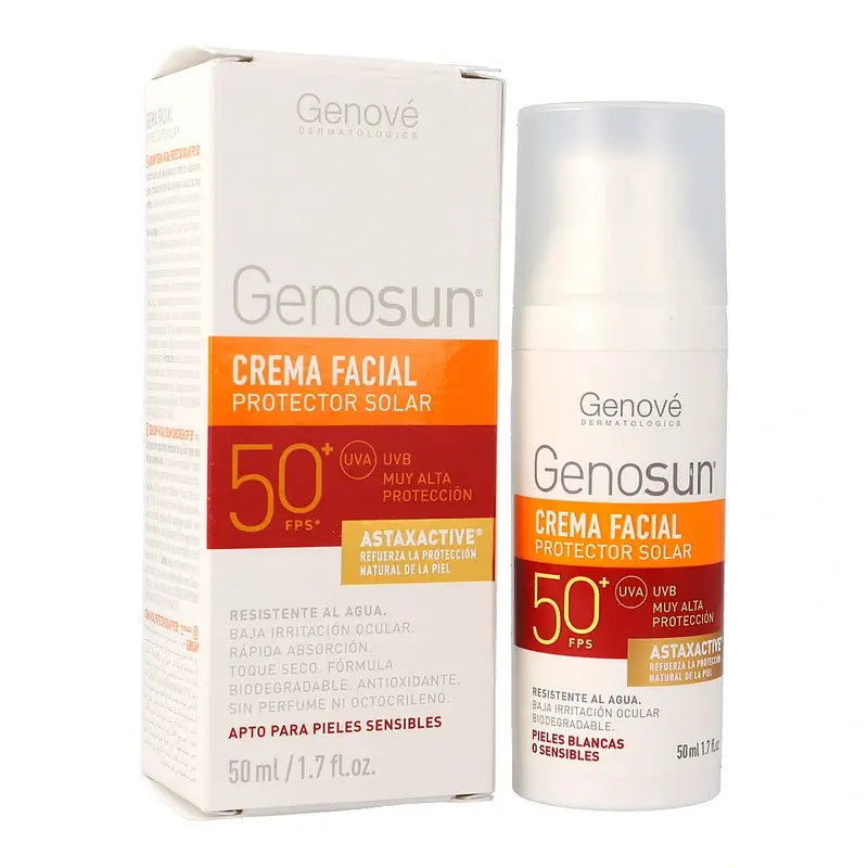 Genové Genosun Crème Visage Spf50+ , 50 ml