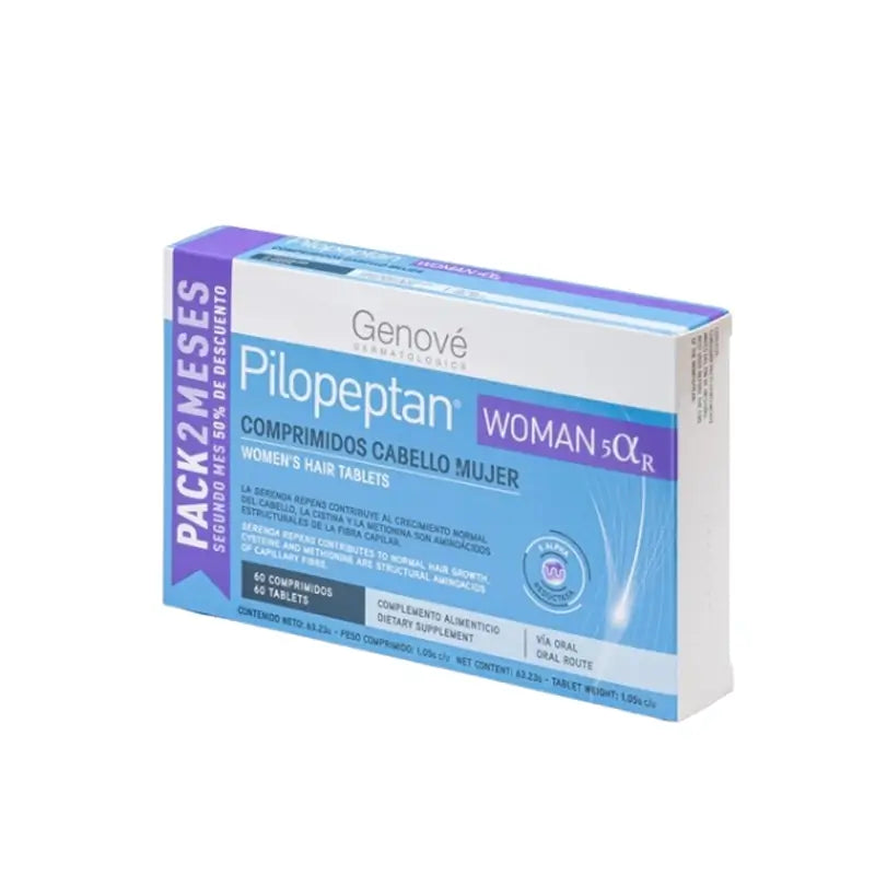 Genové Pilopeptan Femme 5 Alpha R , 60 comprimés