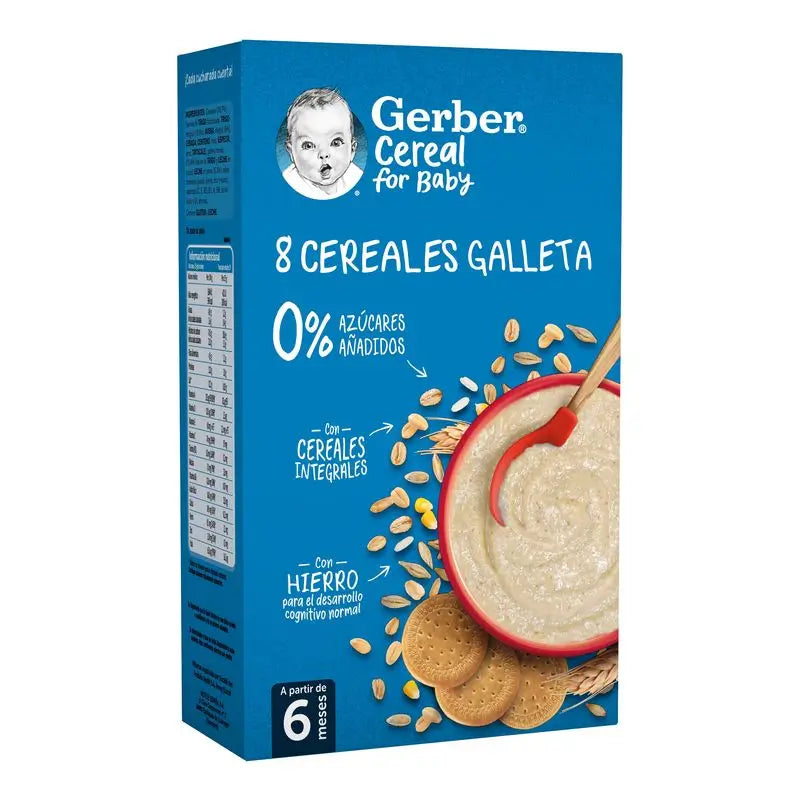 Gerber 8 Céréales Cracker, 475 g