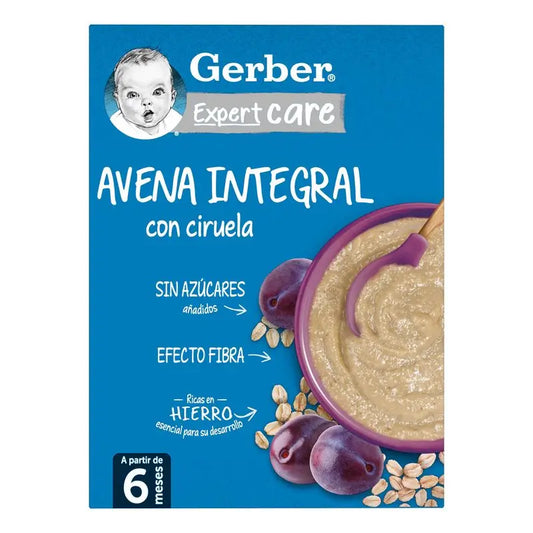 Gerber Porridge Avoine & Prune, 250 g