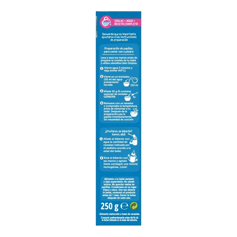 Gerber Papilla Expertcare Sinlac, dès 6 mois, 250 Gr