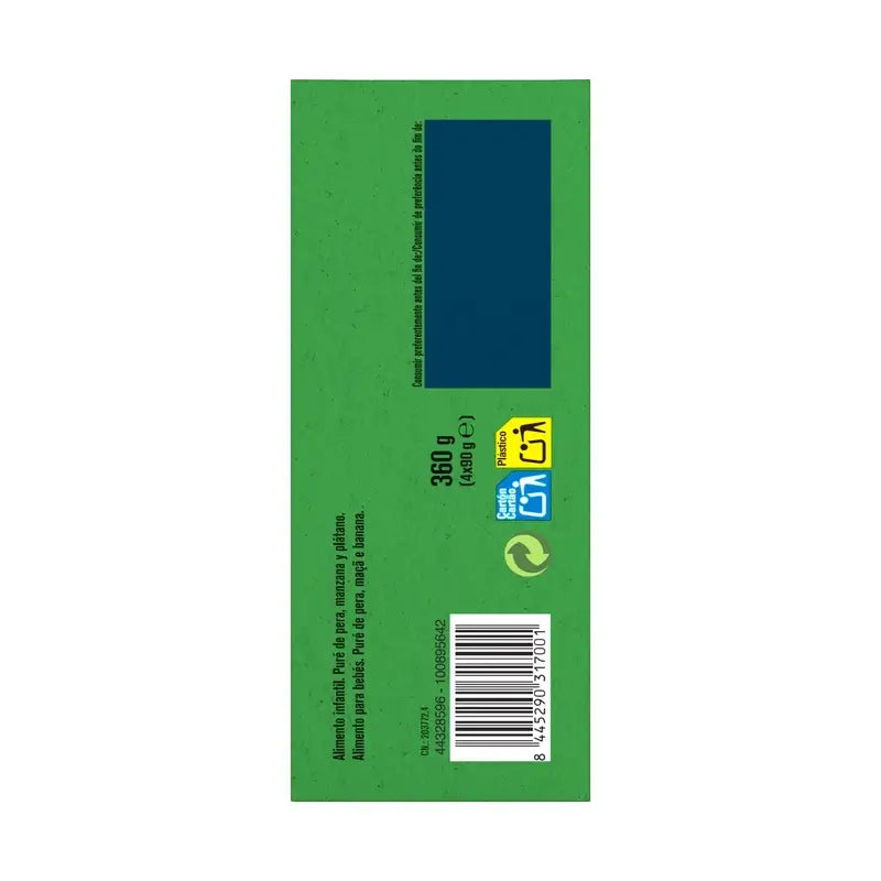 GERBER Pouch Organic Multipack Poire, Pomme, Banane