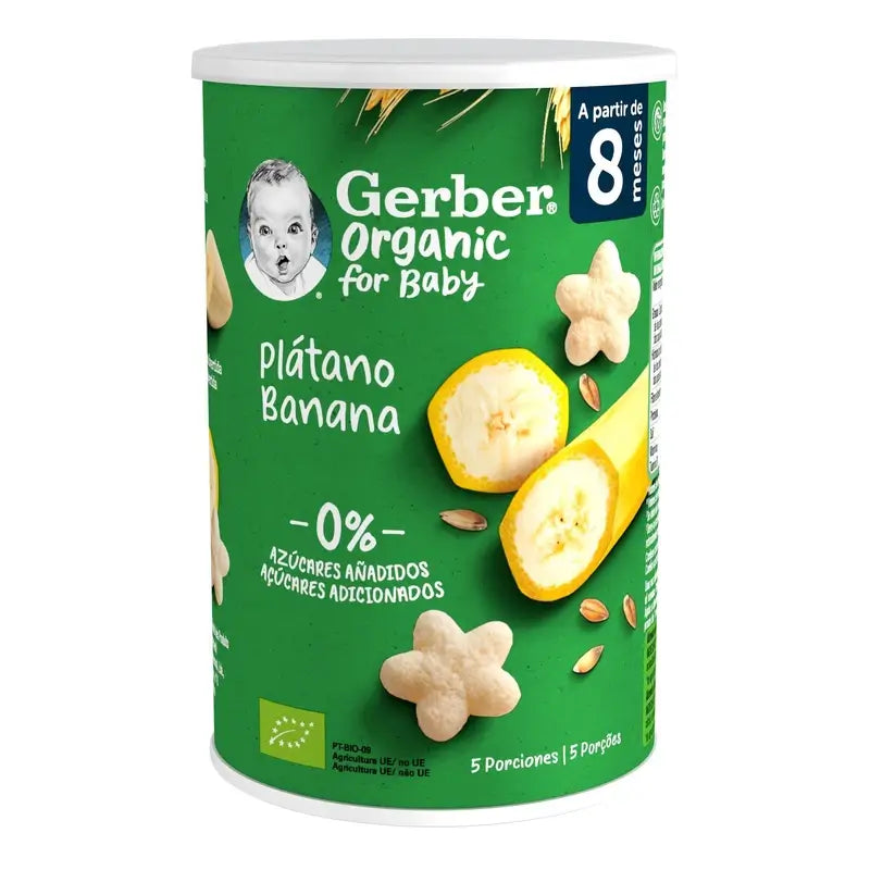 Gerber Snacks Organic Banana Cereal Snacks , 35g