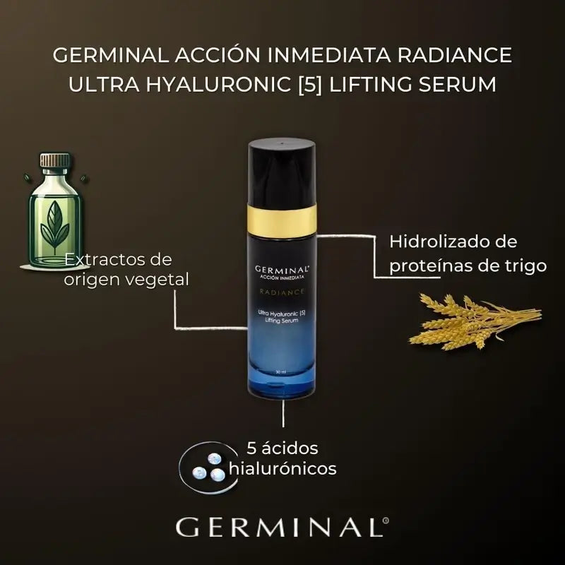Germinal Action Immédiate Sérum Eclat Ultra Hyaluronique [5] Lift, 30 ml