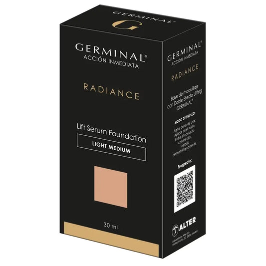 Germinal Fond de teint sérum lifting éclat Fond de teint lifting éclat léger moyen 30Ml