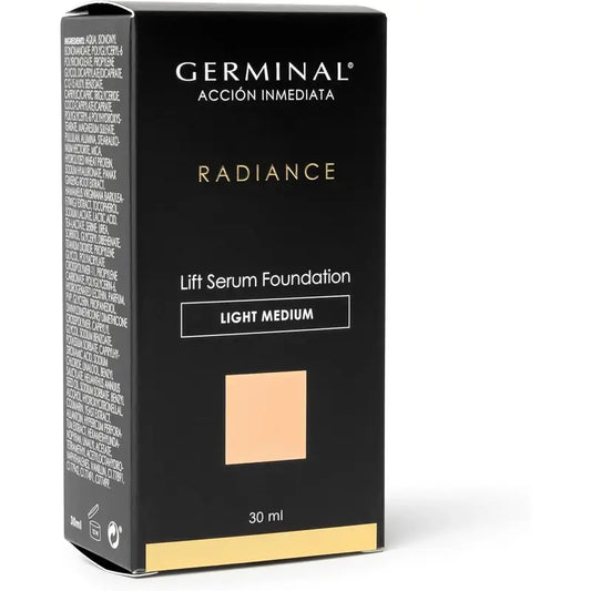 Germinal Fond de teint sérum lifting éclat Fond de teint lifting éclat léger moyen 30Ml