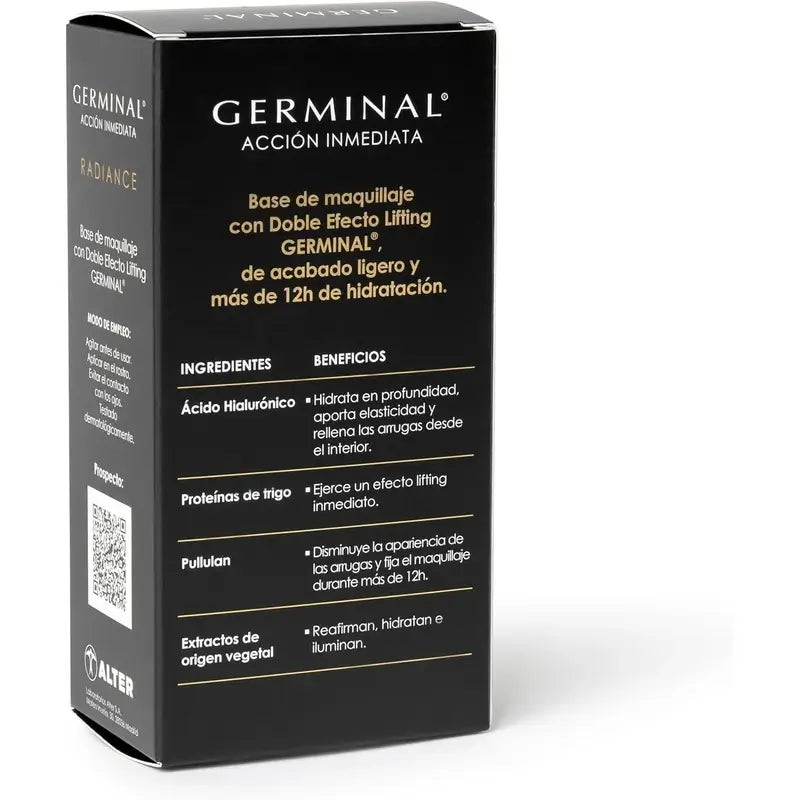 Germinal Fond de teint sérum lifting éclat Fond de teint lifting éclat léger moyen 30Ml