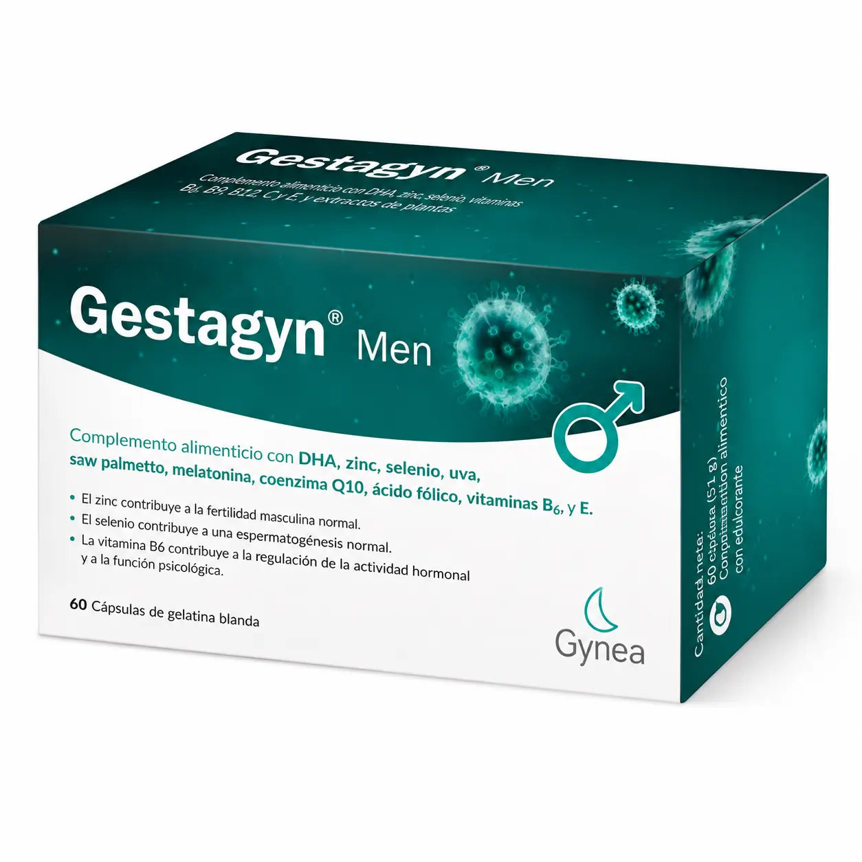 Gestagyn Men capsules de gélatine molle 60 capsules