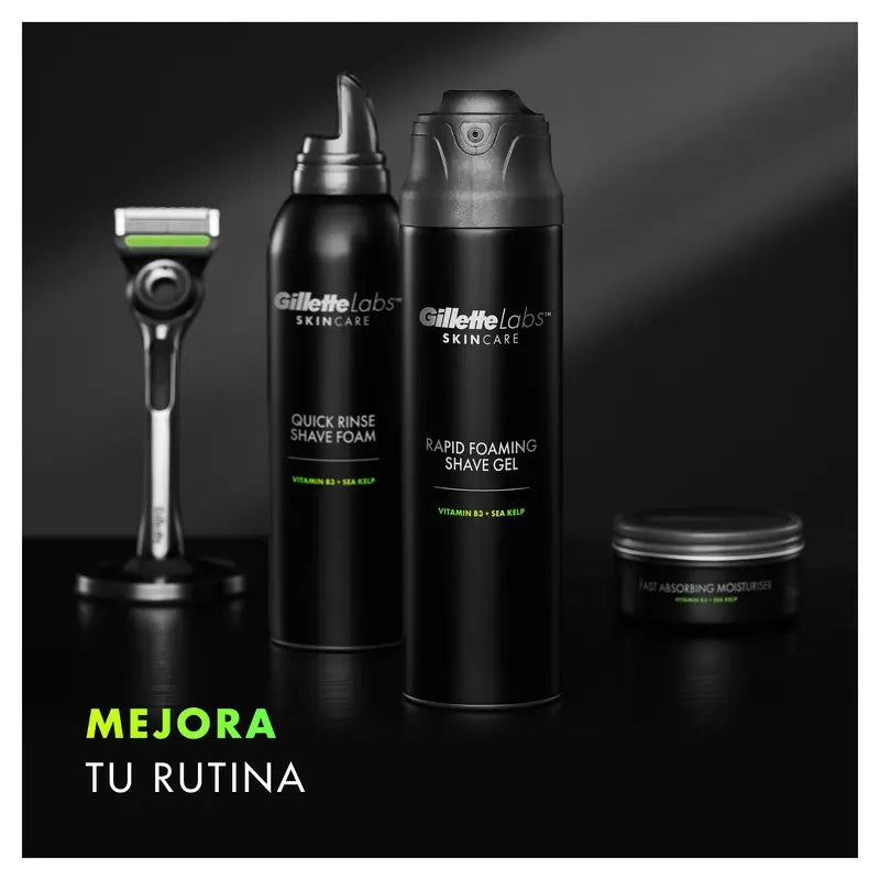 Gel de rasage Quick Foam de Gillette Labs, 198 ml