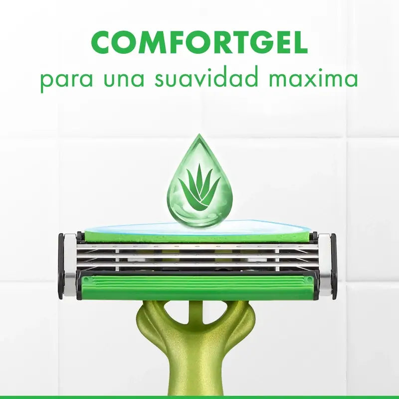 Gillette Blue3 Sensitive Rasoir jetable pour hommes, 5 pcs.