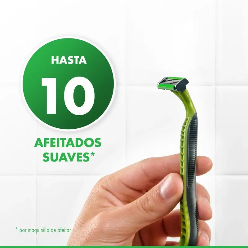 Gillette Blue3 Sensitive Rasoir jetable pour hommes, 5 pcs.