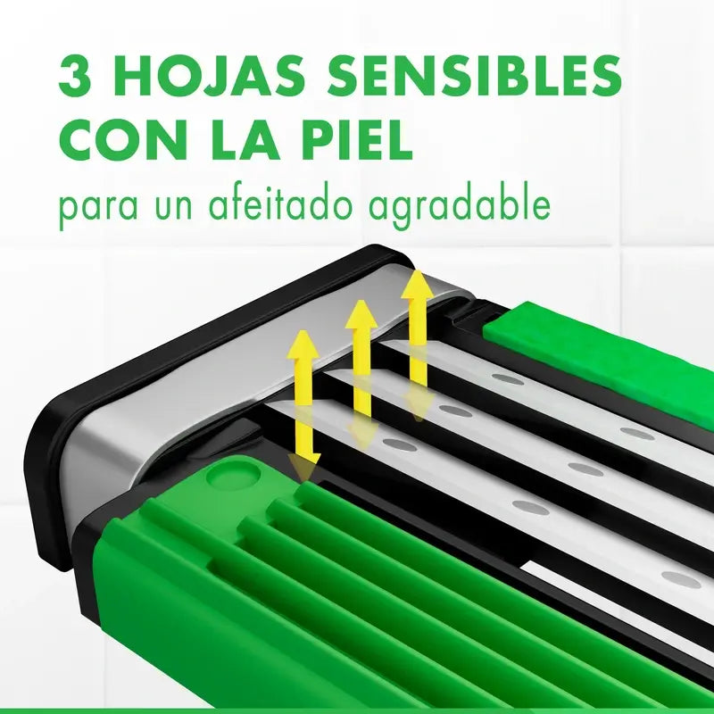 Gillette Blue3 Sensitive Rasoir jetable pour hommes, 5 pcs.