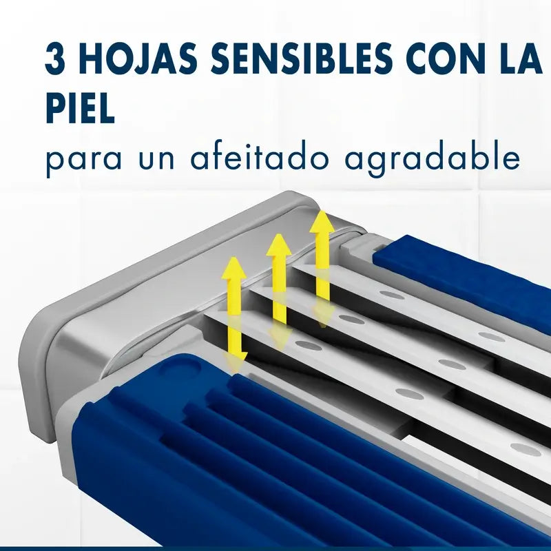 Gillette Blue3 Smooth Rasoirs jetables pour hommes, 5 pcs.