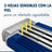Gillette Blue3 Smooth Rasoirs jetables pour hommes, 5 pcs.