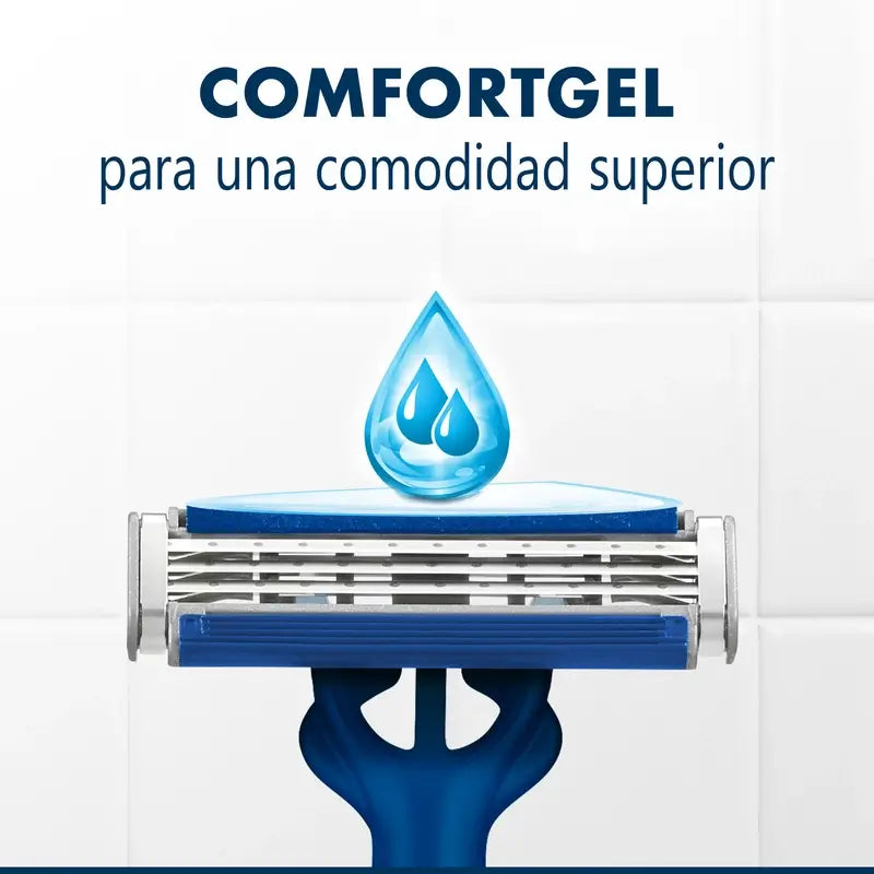 Rasoirs jetables à 3 lames Gillette Blue3 Smooth, 16 pcs.