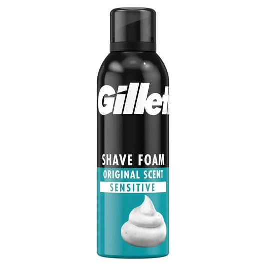 Mousse à raser pour hommes Gillette Classic, 200 ml
