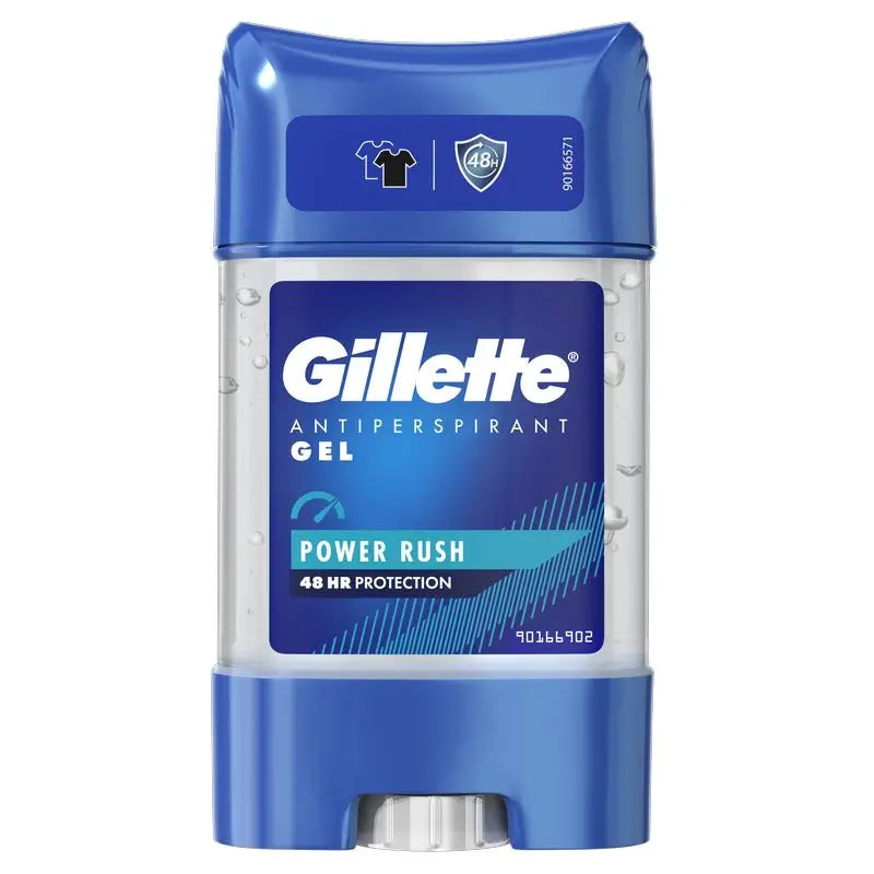 Gillette Deodorant Clear Anti-Perspiration Gel Power Rush 70Ml