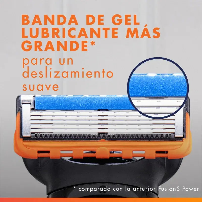 Lames de rechange pour rasoirs pour hommes Gillette Fusion5 Power, 4 pièces