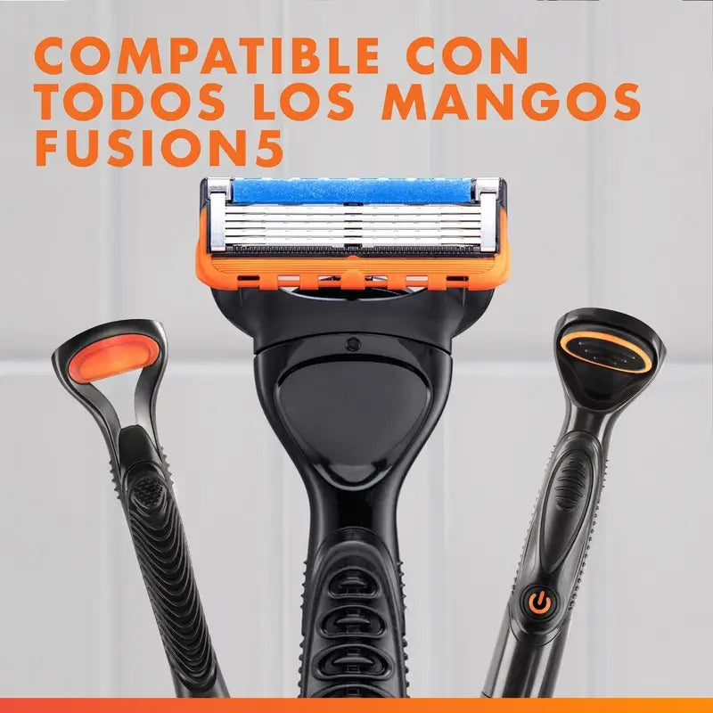 Lames de rechange pour rasoirs pour hommes Gillette Fusion5 Power, 4 pièces