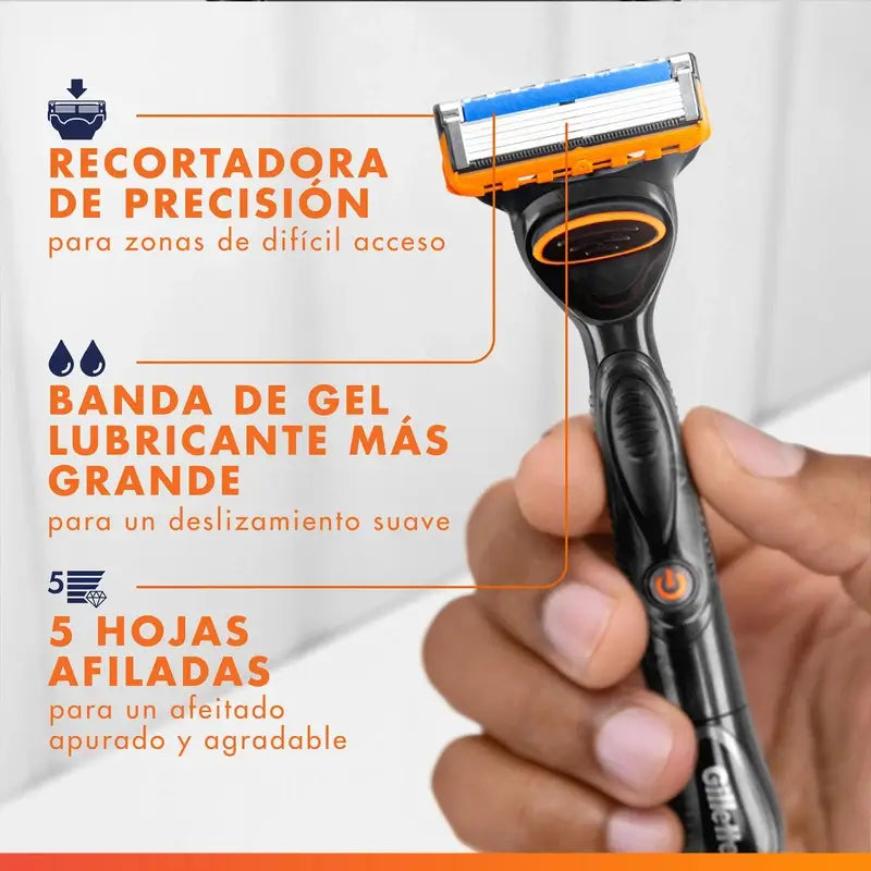 Lames de rechange pour rasoirs pour hommes Gillette Fusion5 Power, 4 pièces