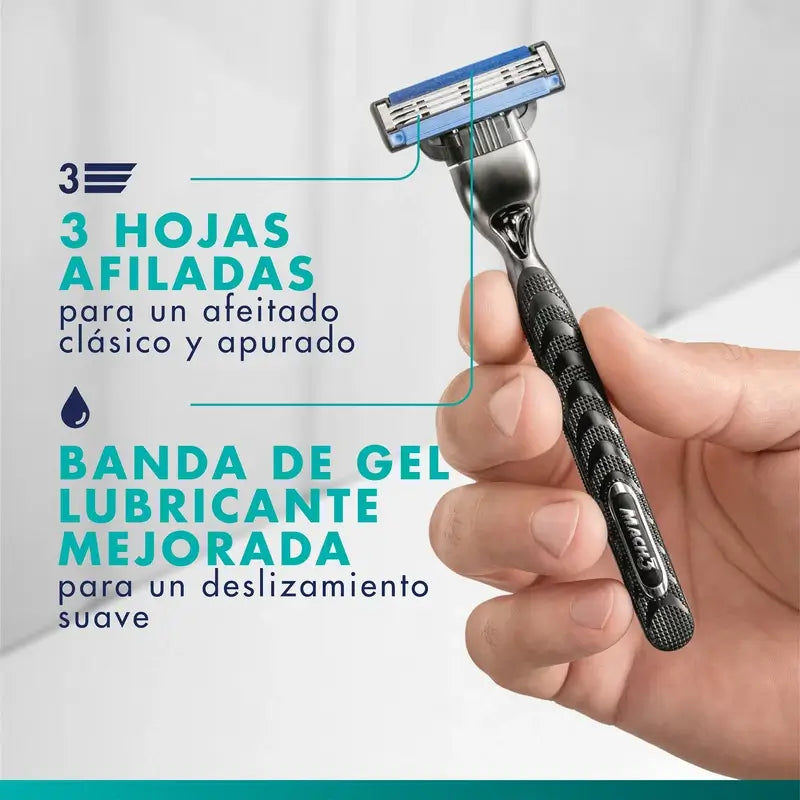Rasoir de sûreté Mach3 de Gillette pour hommes