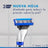 Recharges de rasoir pour hommes Gillette Mach3 Turbo, 4 pcs.