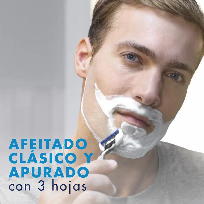 Recharges de rasoir pour hommes Gillette Mach3 Turbo, 4 pcs.